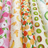 7pcs 18" x 22" Cotton Fabric Different Patterns Fruit Printed Design Patchwork Quilting Fabric Bundles for DIY Sewing Crafts...