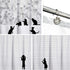 Sunlit Fashion Design Cute Paw Print Polished Shower Curtain Hooks for Dog Cat and Bear, Rust Proof Oil Rubbed Metal Shower Curtain Rings-12 Pack...