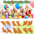 12 Pcs Dino Nugget Plush Keychain Party Favors - Mini Plush Pillow Charm Keyring for Party Supplies, Soft Stuffed Dinosaur Toy for Girls and boys,...