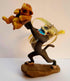 4" Disney Lion King Rafiki Baboon & Baby Simba Christmas Tree Ornament Figure...