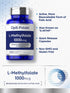 Carlyle L Methylfolate 1000mcg | 200 Capsules | Value Size | Optimized and Activated | Non-GMO, Gluten Free | Methyl Folate, 5-MTHF | by Opti-Fola...