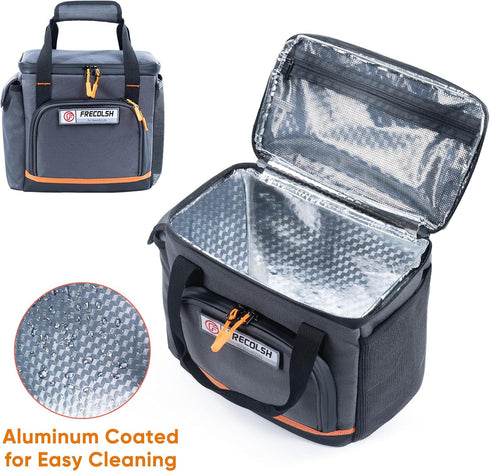 Travel Carrying Case Compatible with Jackery Explorer 300/240/160, Portable Power Station Storage Case with Waterproof Bottom and Front Pockets fo...