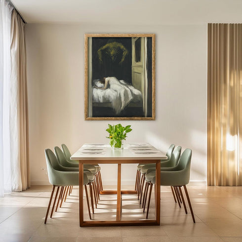 Posterizer 1 pcs-eerie spooky hunting scary scene-for horror movie fans 3-Gothic Art Gift for Art Lovers Living Room Bedroom Decor- unframed wall ...