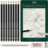 Faber-Castell Pitt Graphite Matte Pencil Set, Metal Tin of 8 Graphite Pencils and Sketching Accessories (HB, 2B, 4B, 6B, 8B, 10B, 12B, 14B), Penci...