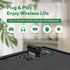 USB Bluetooth 5.3 Adapter for Desktop PC, Really Plug & Play Mini Bluetooth EDR Dongle Receiver & transmitter for Laptop Computer Headphones Keybo...