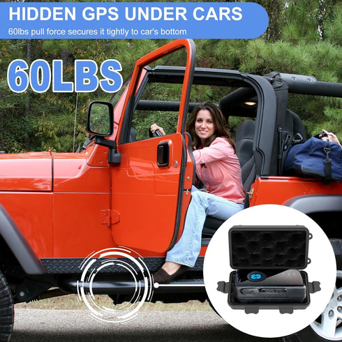 Upgraded Waterproof Magnetic GPS Tracker Box, Magnetic Key Holder for Car Fit for GL300, GL200, GL300W, GL300MA, Fits Most Brands GPS, Magnetic GP...