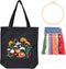 MAMUNU Canvas Tote Bag Embroidery Kit with Pattern for Beginners, Arts and DIY Crafts Kits for Adults, Include Instructions Embroidery Bag, Embroi...