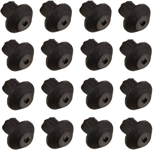 16 pcs WB2K101 Rubber Feet Replacement for GE and Kenmore Range Burner Grate. High Temp Resistant Silicone Rubber Pads Bumper Kit Replace Parts WB2K101, WB02K0101, 247410