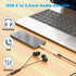 Lezaface USB-C to 3.5mm Female Headphone Jack Adapter, 2Pack, Compatible with iPhone 15/15 Plus/15 Pro/15 Pro Max......
