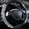 CAR PASS Bling Diamond Segmented Steering Wheel Cover with Crystal Rhinestones, 2PCS Wheel Protector Non-Slip Cute Car Accessories Universal Fit D...