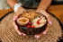 4 Handcrafted Wooden Bowls for Food Coconut Bowl Set with Spoons & Anti-Tip Coconut Rings perfect for Smoothie Bowls, Yogurt or Cereals...