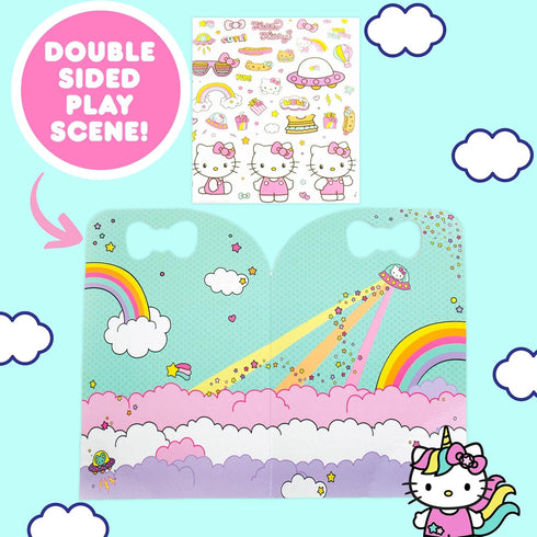 Hello Kitty Puffy Sticker Playset, Includes Over 50 Hello Kitty Reusable Book Stickers, Sanrio Sticker Book, Reusable Sticker Book, Hello Kitty To...