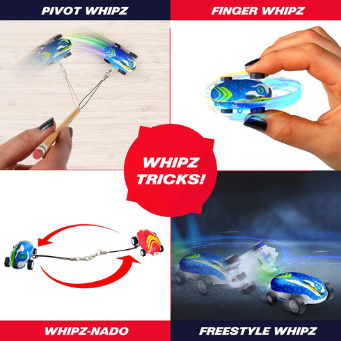 USA Toyz Whipz Duo Micro Racers Toy Cars for Kids - 2pk Mini Keychain Cars, Glow in The Dark LED Fast Pocket Racers Fidget Toys, 2 Mini Cars with ...