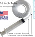 Frozen Water Line Tool - 36" - Made in USA - Unfreeze Your Refrigerator ice Maker Dispenser defroster Syringe...
