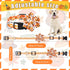 6 Pcs Fall Dog Collars for Dogs Adjustable Thanksgiving Dog Collar with Flower Pumpkin Floral Girl Dog Collar Turkey Maple Leaf Collars Dogs Acces...