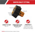 Simpson Cleaning 7112362 Water Inlet Fitting for Multiple Pressure Washer Pumps, Gold...