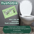 Asswipes Flushable Wipes for Adults - Individually Wrapped Travel Flushable Butt Wipes (30 count) Extra-Large, No Added Fragrance, Alcohol-Free wi...