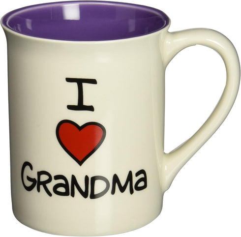 Our Name is Mud “I Heart Grandma” Stoneware Mug, 16 oz....