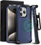 MOTIVE for iPhone 15 Pro Max Case with Belt Clip, Magnetic Case Magsafe Compatible, Heavy Duty and Quad Layer Military Grade Protection Case Holst...