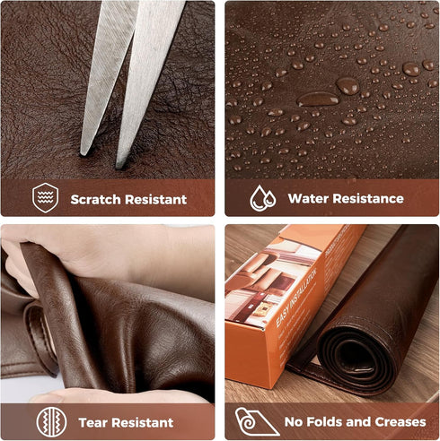 Recliner Headrest Protector Faux Leather Headrest Cover for Recliner Chair Couch Headrest Cover for Furniture Sofa Protector Chair Arm Covers for ...