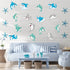 60 Pcs Shark Bulletin Board Cutouts Decorations Ocean Sea Animal Cutouts Shark Accents Paper Shark Cutouts for Kids Home School Chalkboard Classro...