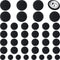40 Pcs Tuxedo Suit Buttons Black Buttons Include 8 Jacket Front Buttons 18 mm 7/10 Inch 24 Vintage Coat Sewing Button 15 mm 5/8 Inch 8 Small Dress...