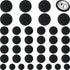 40 Pcs Tuxedo Suit Buttons Black Buttons Include 8 Jacket Front Buttons 18 mm 7/10 Inch 24 Vintage Coat Sewing Button 15 mm 5/8 Inch 8 Small Dress...