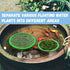 5 Pcs Aquarium Floating Plant Corral,5 Sizes of Aquarium Floating Plant Ring, Aquarium Feeding Ring for Intercepts Floating Plants, Fish Feeding R...