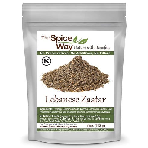 The Spice Way - Traditional Lebanese Zaatar with Hyssop (4 Oz)...