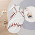 Sport Baseball Lace Pattern Baby Newborn Swaddle Blanket with Beanie Hat Set, 100% Cotton Receiving Blankets Sleep Sack for Boy & Girl Newborn Sho...