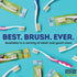 MOUTHWATCHERS Dr Plotkas Extra Soft Flossing Toothbrush and Whitening Toothpaste, Adult Manual Soft Toothbrush, Naturally Sourced Toothpaste, 1 To...