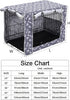 Pethiy Dog Crate Cover Durable Polyester Pet Kennel Cover Universal Fit for Wire Dog Crate - Fits Most 24 inch Dog Crates - Cover only-Sky Gray-24...