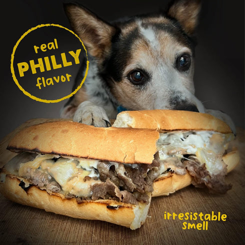 Cloud Star Wag More Bark Less Jerky: Philly Cheesesteak Beef - 10 oz....