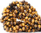 45PCS 8mm Natural Yellow Tiger Eye Stone Gemstone Round Loose Beads for Jewelry Making DIY Findings 1 Strand 15"...