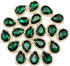 20pcs Teardrop Flatback Rhinestone Sew on Glass Crystal Buttons Charms Embellishments for Jewelry Clothes Shoes Decoration Headband Belt Dress Wed...