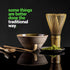 BambooWorx Matcha Whisk Set - (Chasen), Traditional Scoop (Chashaku), Tea Spoon. The Perfect Sets to Prepare a Traditional Cup of Japanese Tea, Ha...