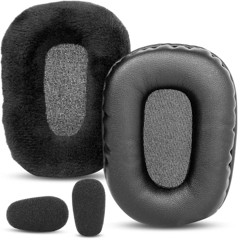 B450XT Replacement Ear Cushions Compatible with Blue Parrot B450-XT B450xt/B550-XT Noise Cancelling Headset Protein Leather/Velours Earpads Parts...