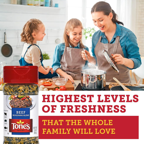 Tone's Beef Seasoning Blend, 3.00 Ounce...
