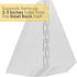 Lineco, Pack of 25, 7 Inch, White Easel Back Self Stick Double Wing, Archival Quality Acid-Free, for Picture Art Poster...