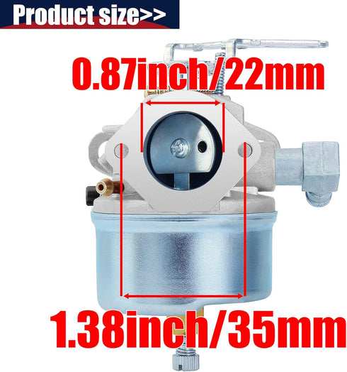 632113 Carburetor Compatible with Tecumseh 632113A HS40 HSSK40 Snowblower Toro 38010 38015 38250 Snowthrower 421 521 4HP 5HP Adjustable 056-326 52...