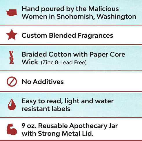 Malicious Women Candle Co - Engaged AF, Pink Chandelier Infused with: The Same Penis Forever..., 9 oz...