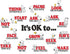 Eureka Peanuts Snoopy It's Ok to… Classroom Bulletin Board Set for Teachers, 42 Pieces...