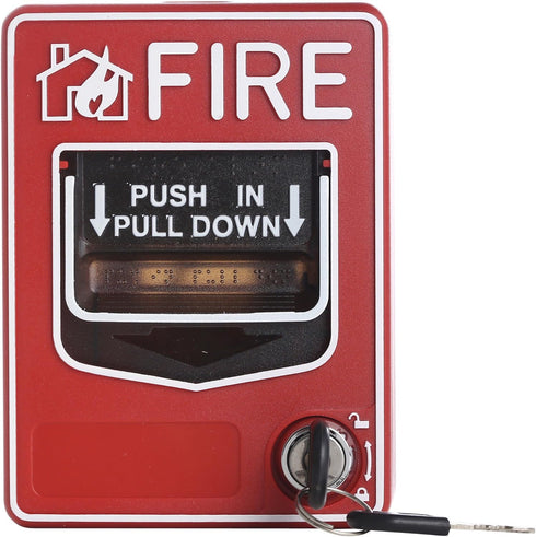 UHPPOTE Wired Emergency Fire Alarm Station 9-28VDC Conventional Dual Action Manual Call Point...