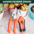 2 PCS Garden Pruning Shears, Pruning Shears for Gardening, Stainless Steel Garden Shears, Gardening Shears, Gardening Scissors, Garden Tools...