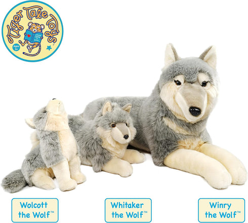 VIAHART Wolcott The Wolf | 11 Inch Stuffed Animal Plush | by TigerHart Toys...