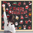 36 Pieces Christmas Magnets Merry Christmas Refrigerator Magnetic Santa Claus Fridge Magnet Stickers Happy Holiday Decoration for Car Mailbox Lock...