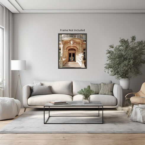 Posterizer 1 pcs-black-and-white photograph of Luxury store front 13-Photography Art-Retro Art-Gift for Women, Fashionistas, Designer Fashion Fans...