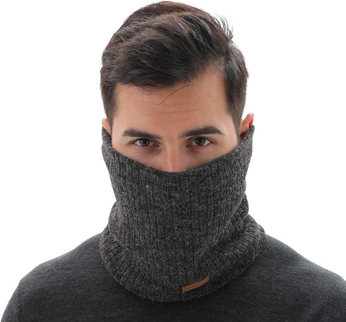 NovForth Winter Neck Warmer Men Ski, Neck Gaiter Face Scarf Women, Fleece Scarf for Men Gaiter Mask, Thick Windproof Scarves...