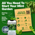 Home Grown Premium Common Mint Seeds - 1800 Non-GMO Heirloom Herb Seeds, USA Sourced | Ideal for Planting Mint Seeds Outdoors or Indoors for a Fre...