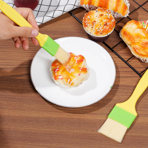 Pastry Brushes Basting Oil Brush for Spreading butter, oil, or egg wash,Cooking Baking BBQ Oil Brush (2, 1in, 2in)...